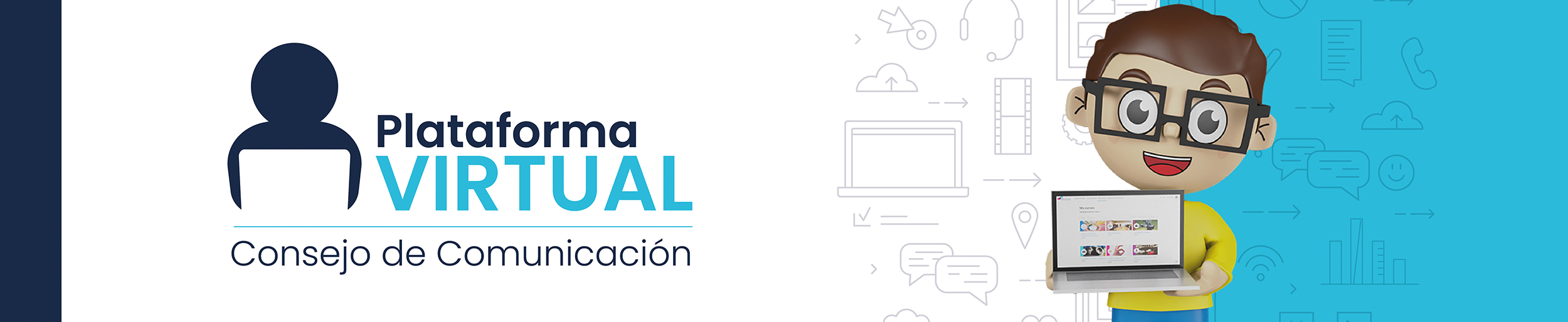 Banner bienvenida plataforma virtual